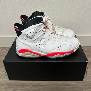 Jordan 6 Retro Infrared White 2014 Size 11